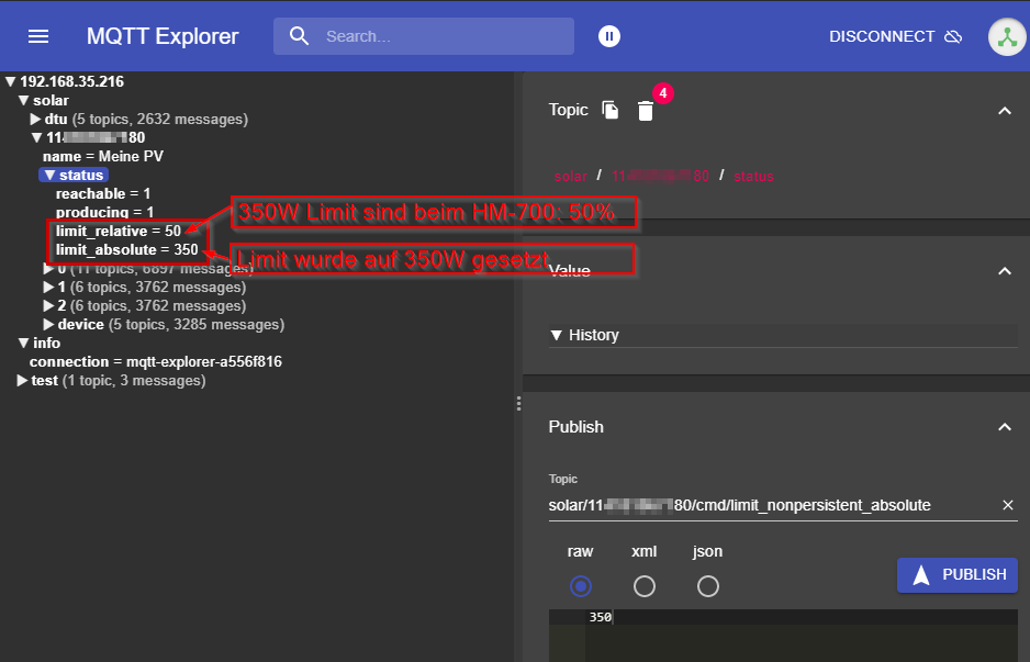 Opendtu Mqtt Steuerung _ Home Assistant Wechselrichter Hoymiles Ahoy ...